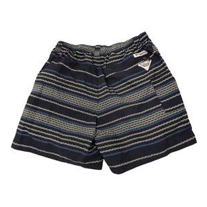 Columbia Men's PFG Performance Fishing Gear Swim Trunks Navy Blue Size Medium